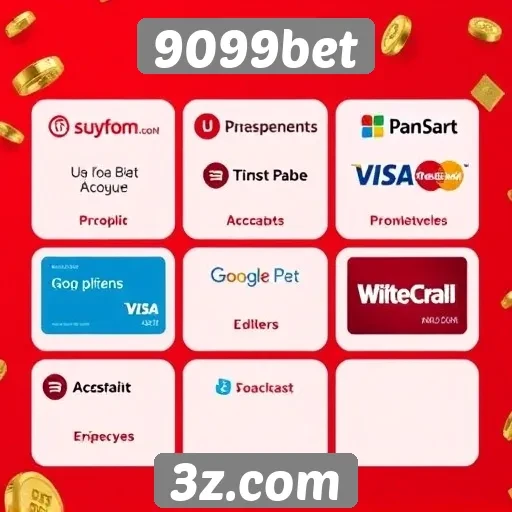 Métodos de pagamento disponíveis no 9099bet